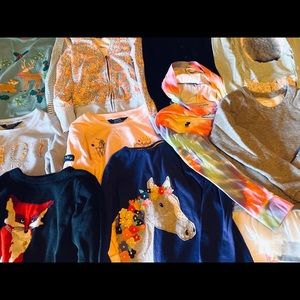 Girls lots quality brands long sleeves sz 8